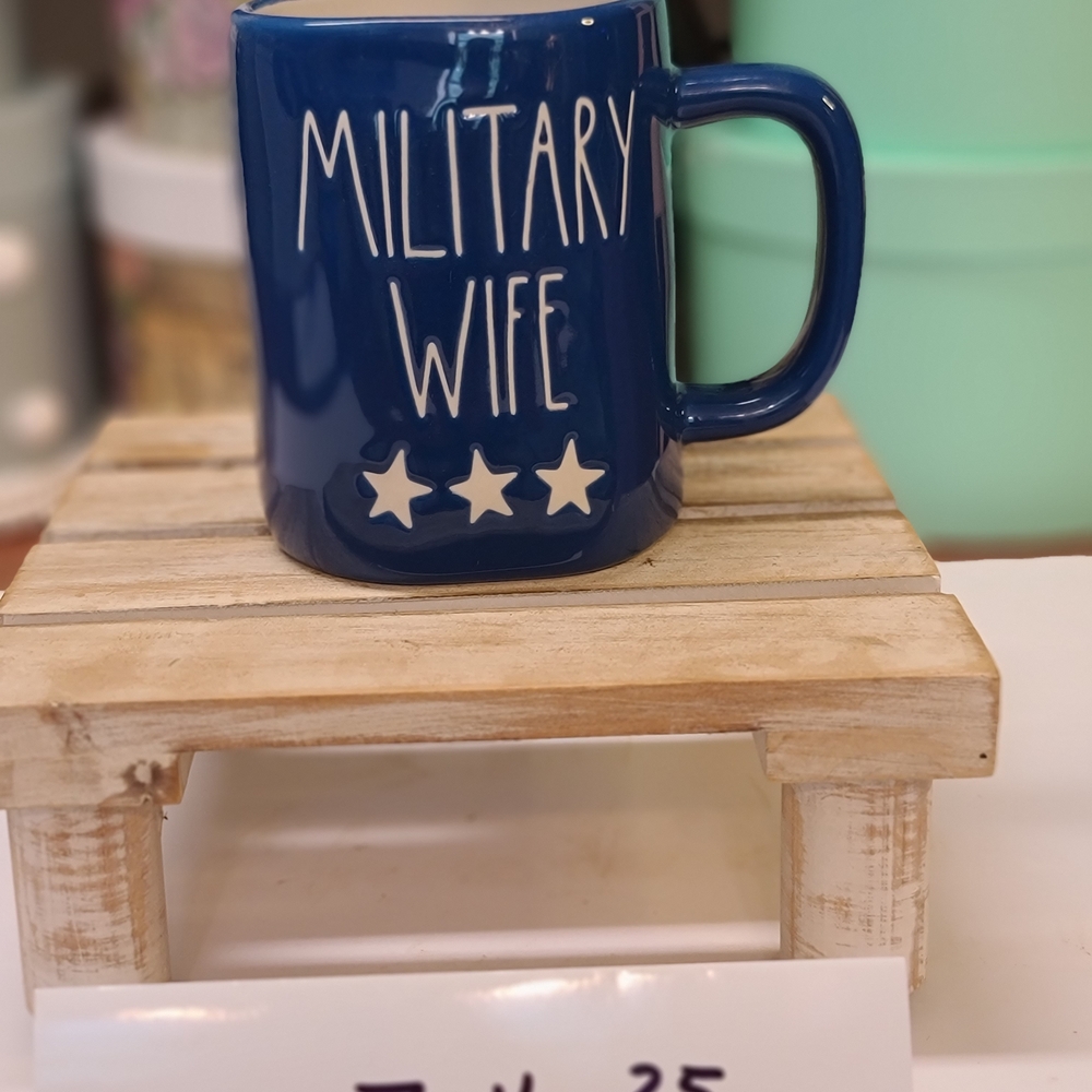 Blue Military Wife Mug